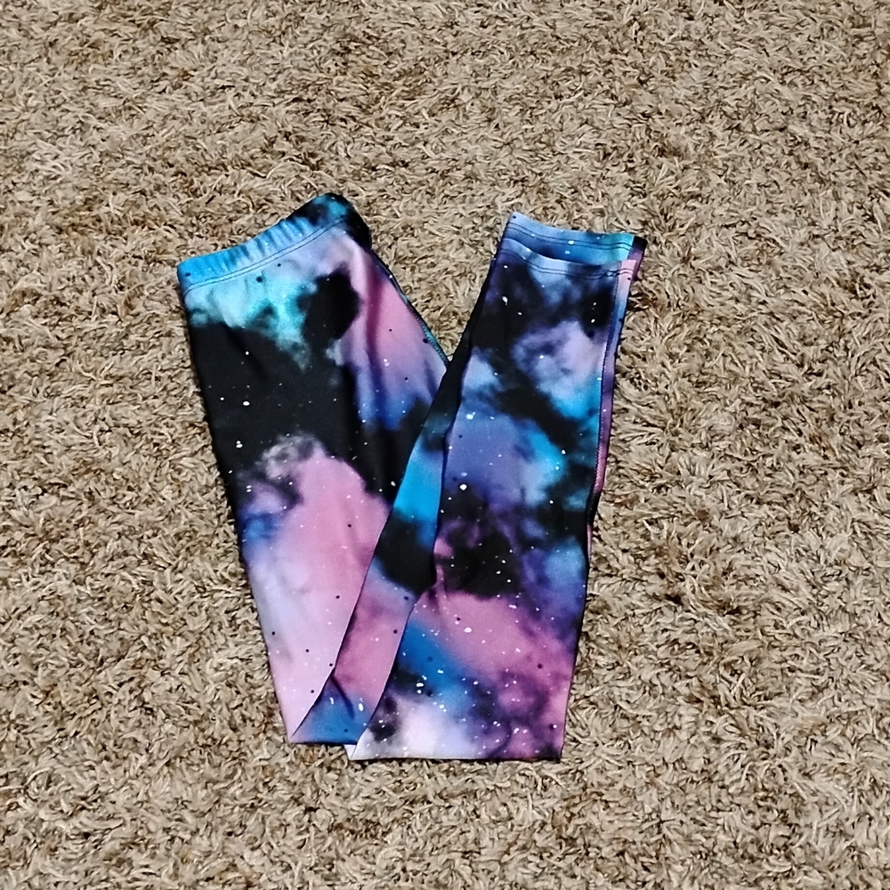 NWT PIXIE LANE Stellar Kids HIGH CHINE Galaxy Leggings